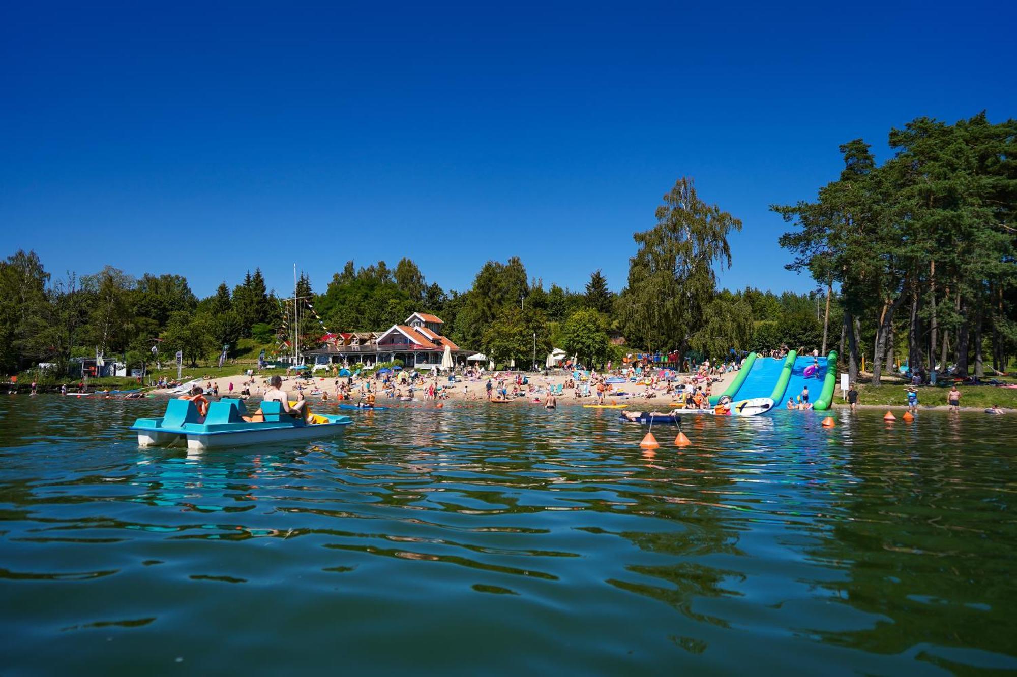 Piekny Brzeg Hotel Węgorzewo Buitenkant foto